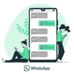 Chatbot no WhatsApp interagindo com cliente para suporte